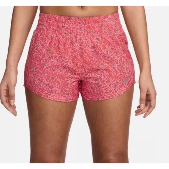 Medium New Nike Women's One Dri-FIT Mid-Rise 3" Brief-Lined Shorts New With Tags - Picture 1 of 3